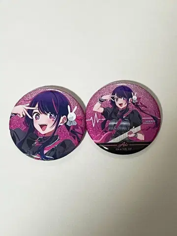 최애의 아이 신작 캔뱃지 글리터 점포 한정판 혜택 락밴드 아쿠아