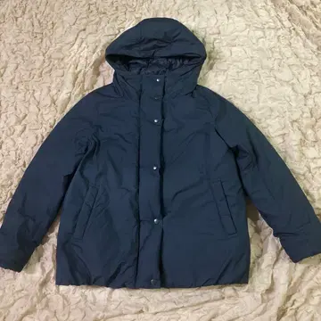 [ 새상품급 ] 무인양품 다운 자켓 블랙 L size