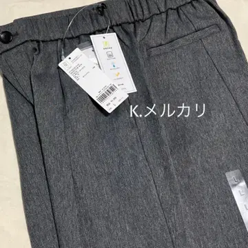 글로벌 워크 깔끔한 이지 팬츠 멜란지 그레이 L 사이즈