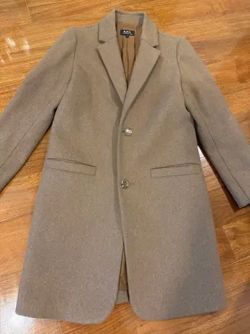 A.P.C. 브라운 체스터 코트 34