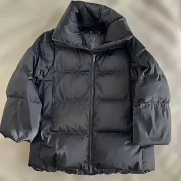 UNIQLO+J 질 샌더 다운 볼륨 자켓 블랙 S