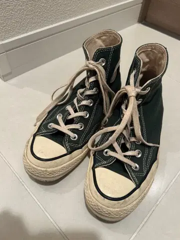 컨버스 척테일러 ct70 그린 하이컷 24.0cm