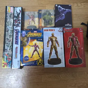 Marvel 피규어 세트 아이언맨 스파이더맨