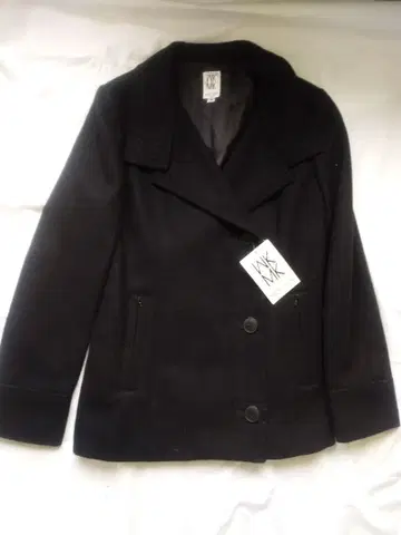 미쉘클랑 블랙 피 코트 자켓