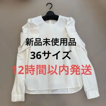 [ 미사용 새상품 ] yori 턱 숄더 블라우스 36