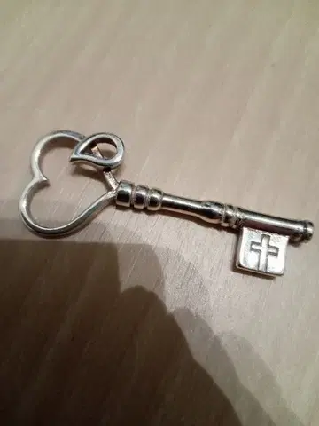 넘버나인 하트 눈물 키 목걸이