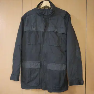 밀리터리 스타일 다크 그레이 자켓