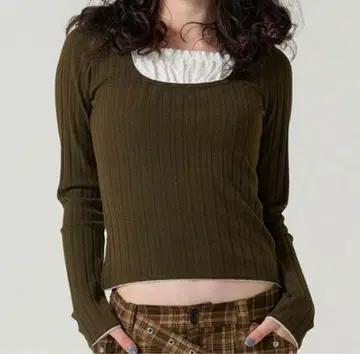 tinajojun 레이어드 스타일 니트소