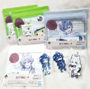 제일복권 컬러풀 피치 러버 참 됴누쿠 나오키리 외 지퍼 백