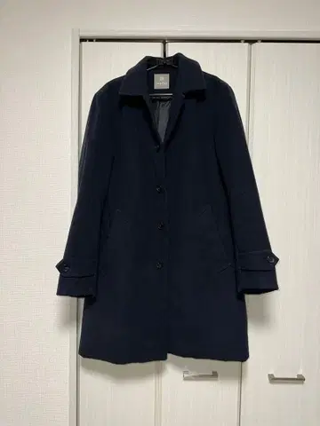 나노 유니버스 네이비 체스터 코트