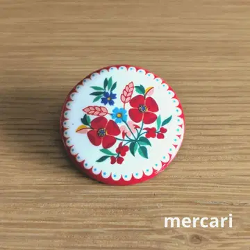 오스트리아 빈 ARTA 에나멜 브로치 빈티지