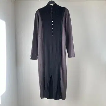 [ &g'aime ] 바이칼라 니트 원피스