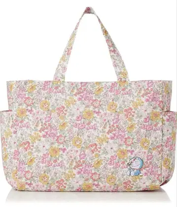 [택 포함 미사용 새상품] 도라에몽 x 리버티 토트백 런치토트 핑크