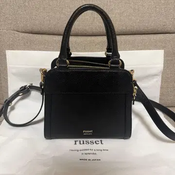 russet Morandi 2Way 가죽 보스턴 백 S