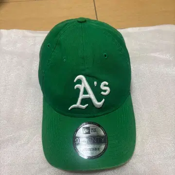 A's 9TWENTY 야구 모자 그린