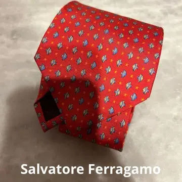Salvatore Ferragamo 빨간색 넥타이