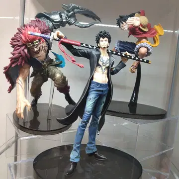 원피스 조형왕 정상결전 루피 & 키드 & 로우 피규어