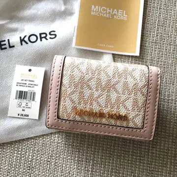 새상품 마이클코어스 MICHEAL KORS 3단 폴더형 지갑 핑크