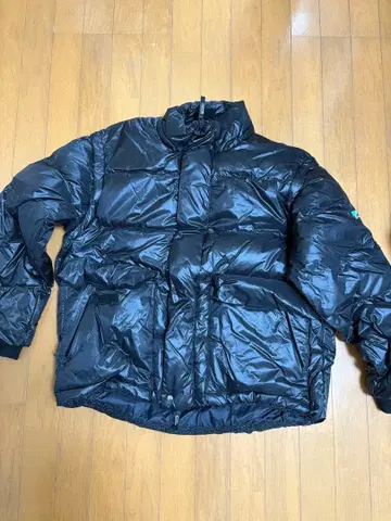 MANASTASH 블랙 다운 자켓 M