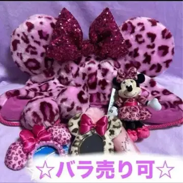 미니 마우스 레오파드 무늬 팬캡