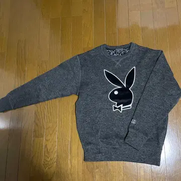 Playboy 그레이 크루넥 맨투맨 M