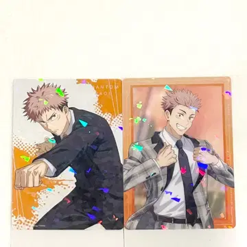 주술회전 환영야행본점 클리어 카드 2종 & 아크릴 스탠드 이타도리 유우지