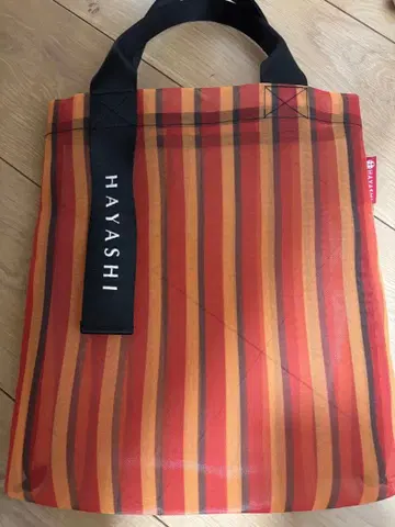 HAYASHI 스트라이프 토트백