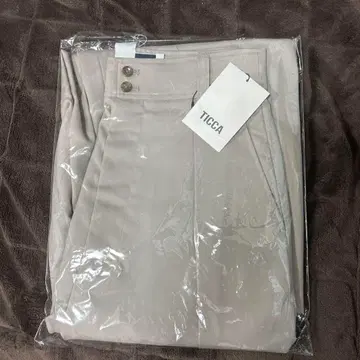 새상품 TICCA 워셔블 울 턱 팬츠 TBBA-143 택 포함