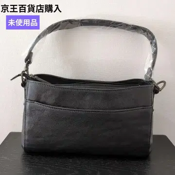 블랙 숄더백 일본제 미사용