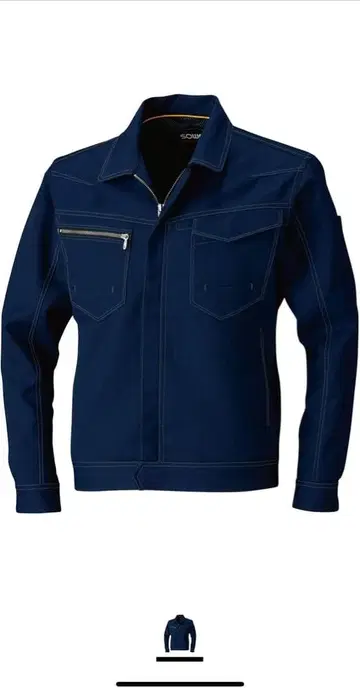 SOWA 작업복 상하의 세트 네이비