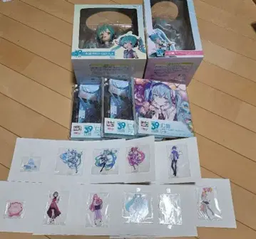 하츠네 미쿠 39의 날 복권 피규어 아크릴 스탠드 세트