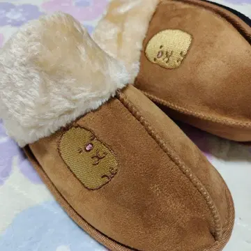 스미코구라시 미끄럼 방지 슬리퍼 브라운