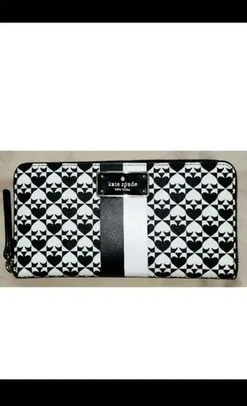 케이트 스페이드 장지갑 지갑 블랙 화이트