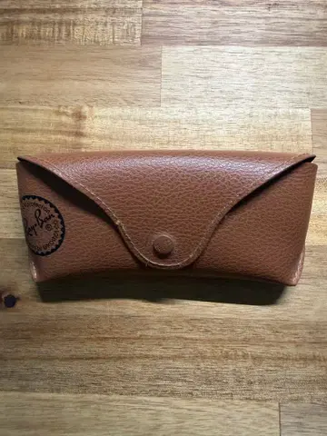 레이밴 안경 케이스 브라운 가죽 안경 케이스