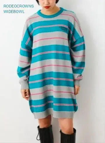 RODEOCROWNSWIDEBOWL 니트 원피스 롱 니트