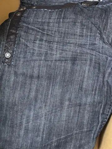 다크 그레이 슬림핏 데님