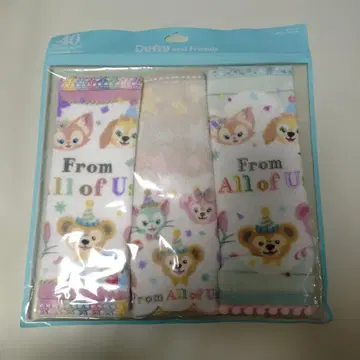 Duffy and Friends 타월 손수건 3개 세트