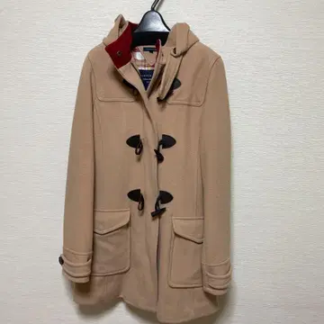 타미 힐피거 베이지 더플 코트