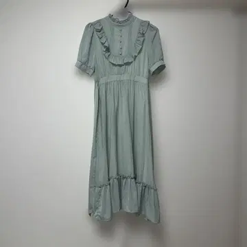 evelyn 민트 그린 프릴 원피스