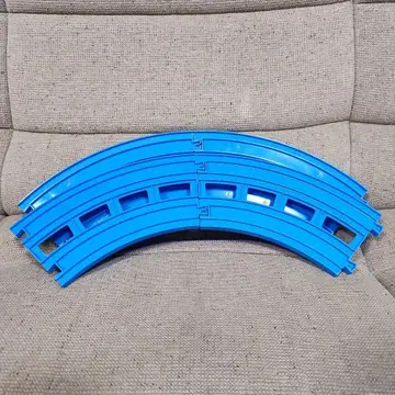 프라레일 커브 레일 5개 세트 파랑