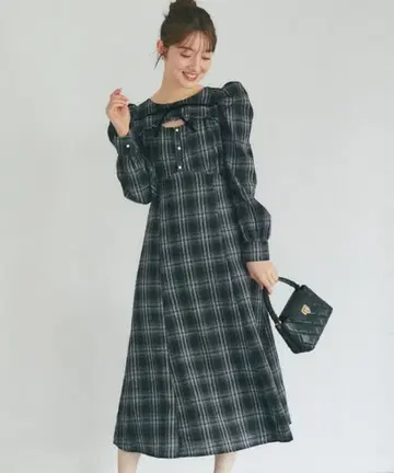 tocco closet 체크 무늬 원피스