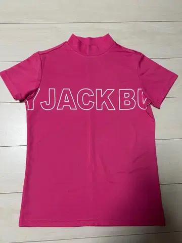 Jack Bunny!! 핑크 하이넥 셔츠 사이즈 2