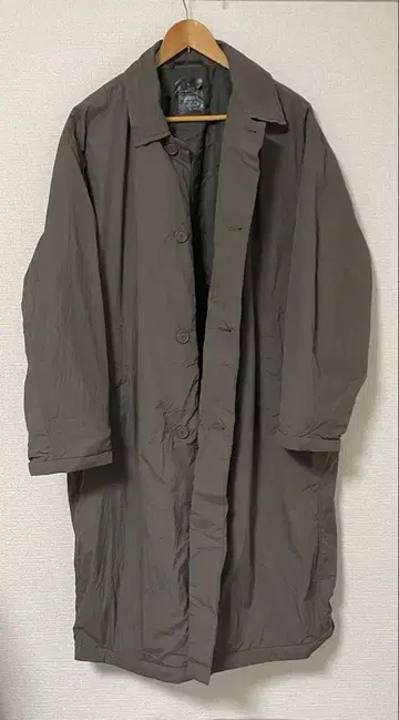 무인양품 MUJI 워셔블 솜 스텐카라 코트