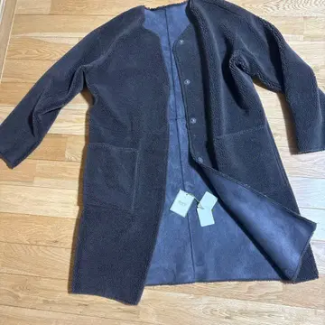 ROPE 플리스 자켓 다크 그레이 38 리버서블