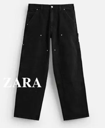 ZARA 더블니 페인터 팬츠
