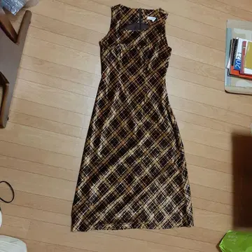 로트르 아몽 체크 무늬 원피스 사이즈 2