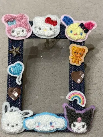 산리오 데님 와펜 시리즈 트레이딩 카드 케이스