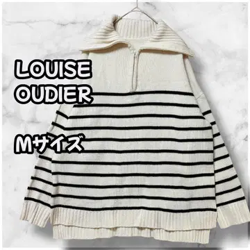 1364 루이즈 오디에 하프 지퍼 니트 풀오버