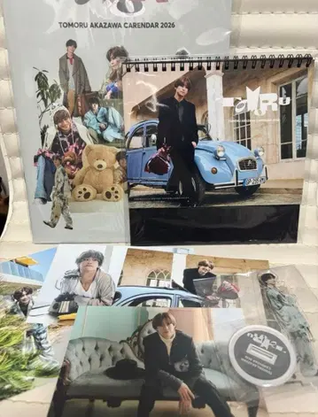 아카자와 토 2026 달력 + 아크릴 스탠드 1종 + 엽서 4종 세트