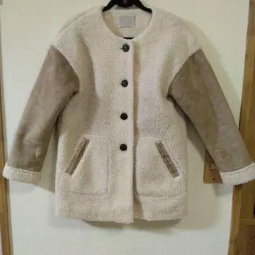 보아 자켓 여성용 M 사이즈 스웨이드 느낌 소매 빅